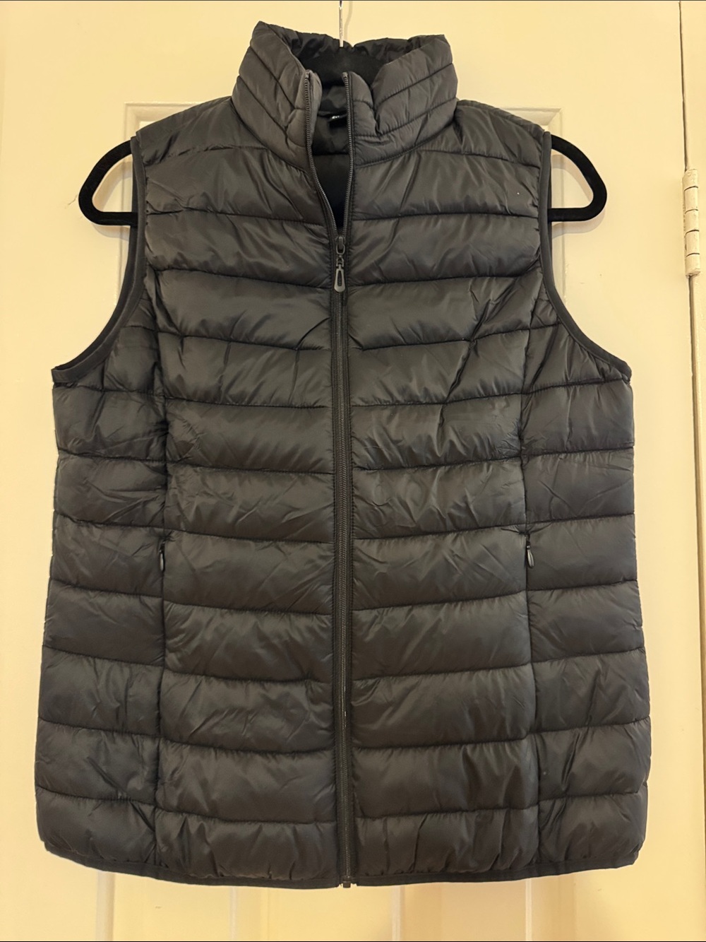 Women’s Lightweight Quilted Puffer Vest - Black